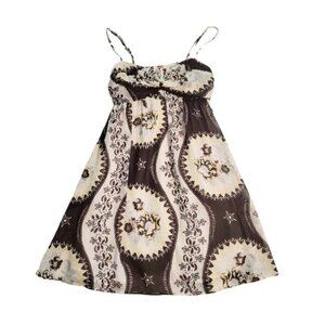 Free People Eternal Spring Twist Chiffon Dress Size M